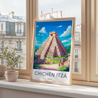 Chichen Itza Poster - Mexico Wall Art