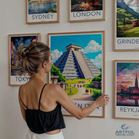 Chichen Itza Poster - Mexico Wall Art