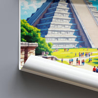 Chichen Itza Poster - Mexico Wall Art