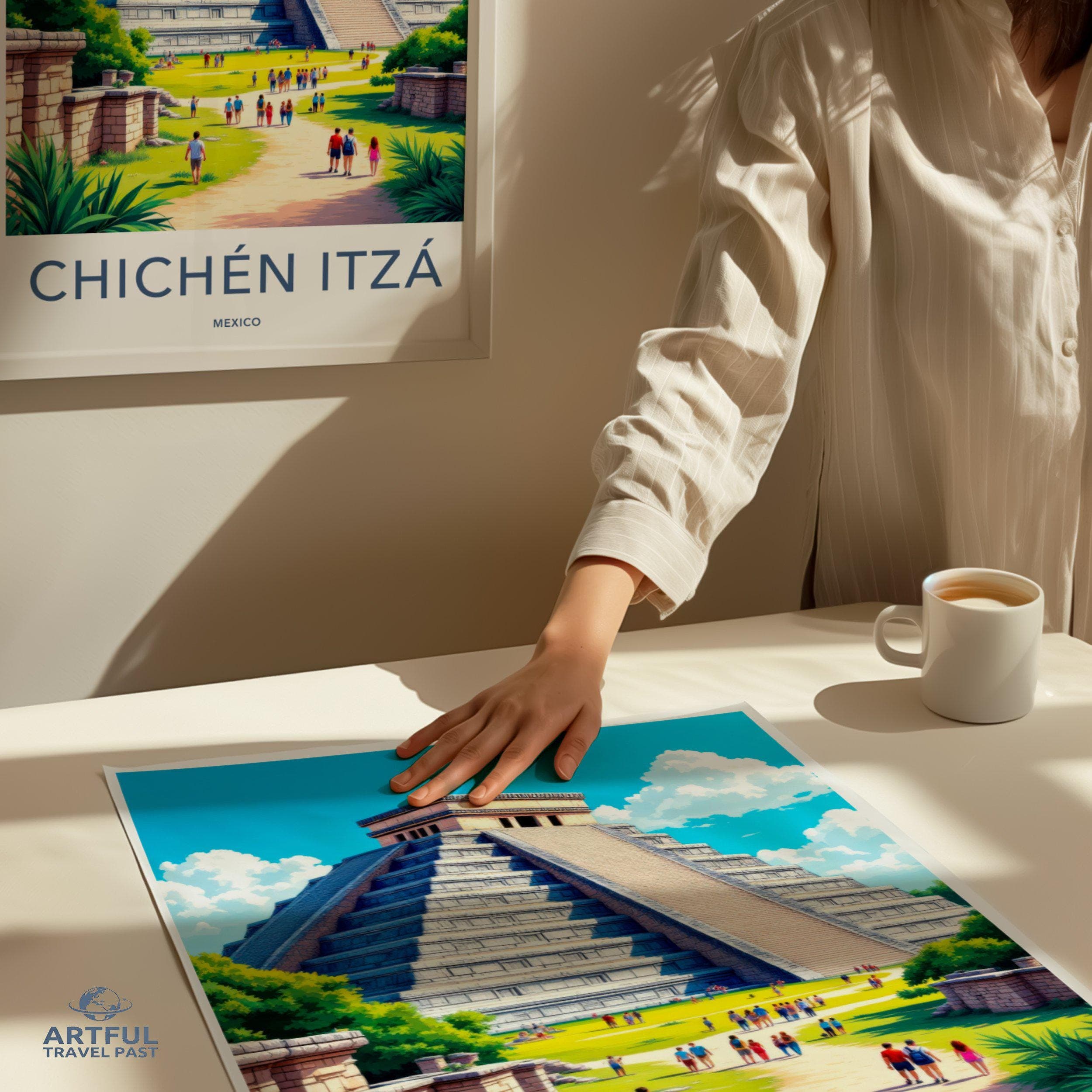 Chichen Itza Poster - Mexico Wall Art
