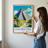 Chichen Itza Poster - Mexico Wall Art
