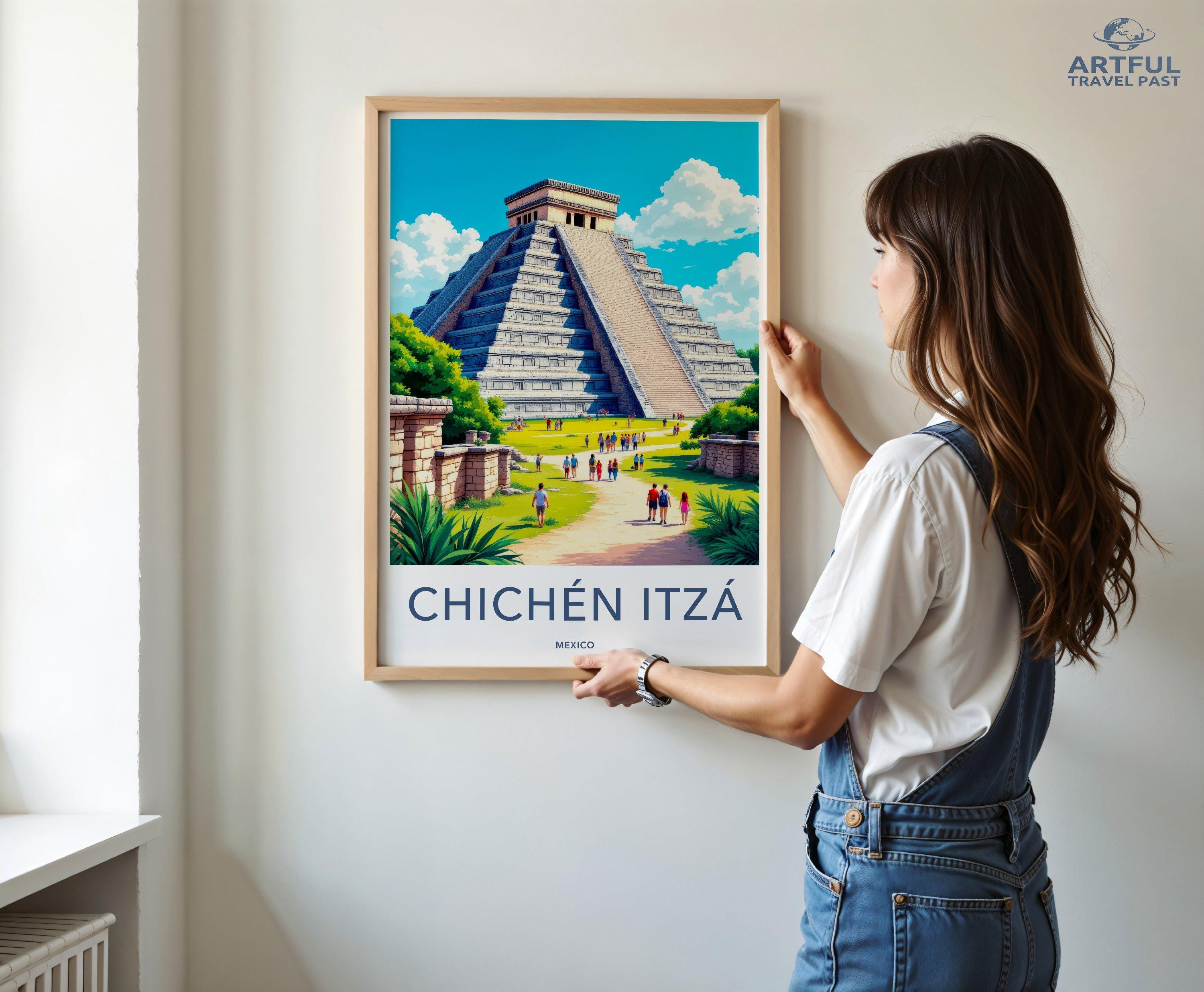 Chichen Itza Poster - Mexico Wall Art