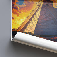 Chichen Itza Poster - Mexico Wall Art