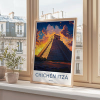 Chichen Itza Poster - Mexico Wall Art