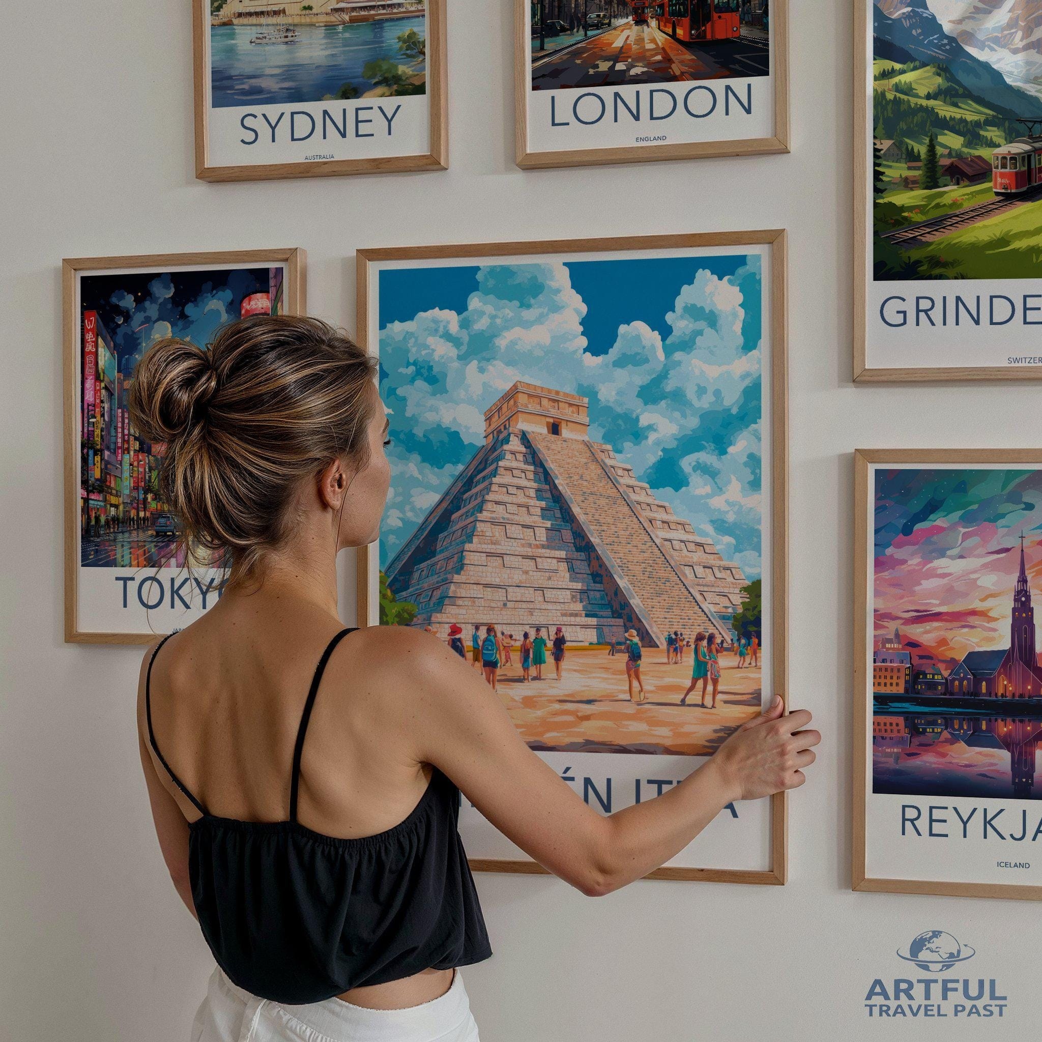Chichen Itza Poster - Mexico Wall Art