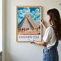 Chichen Itza Poster - Mexico Wall Art