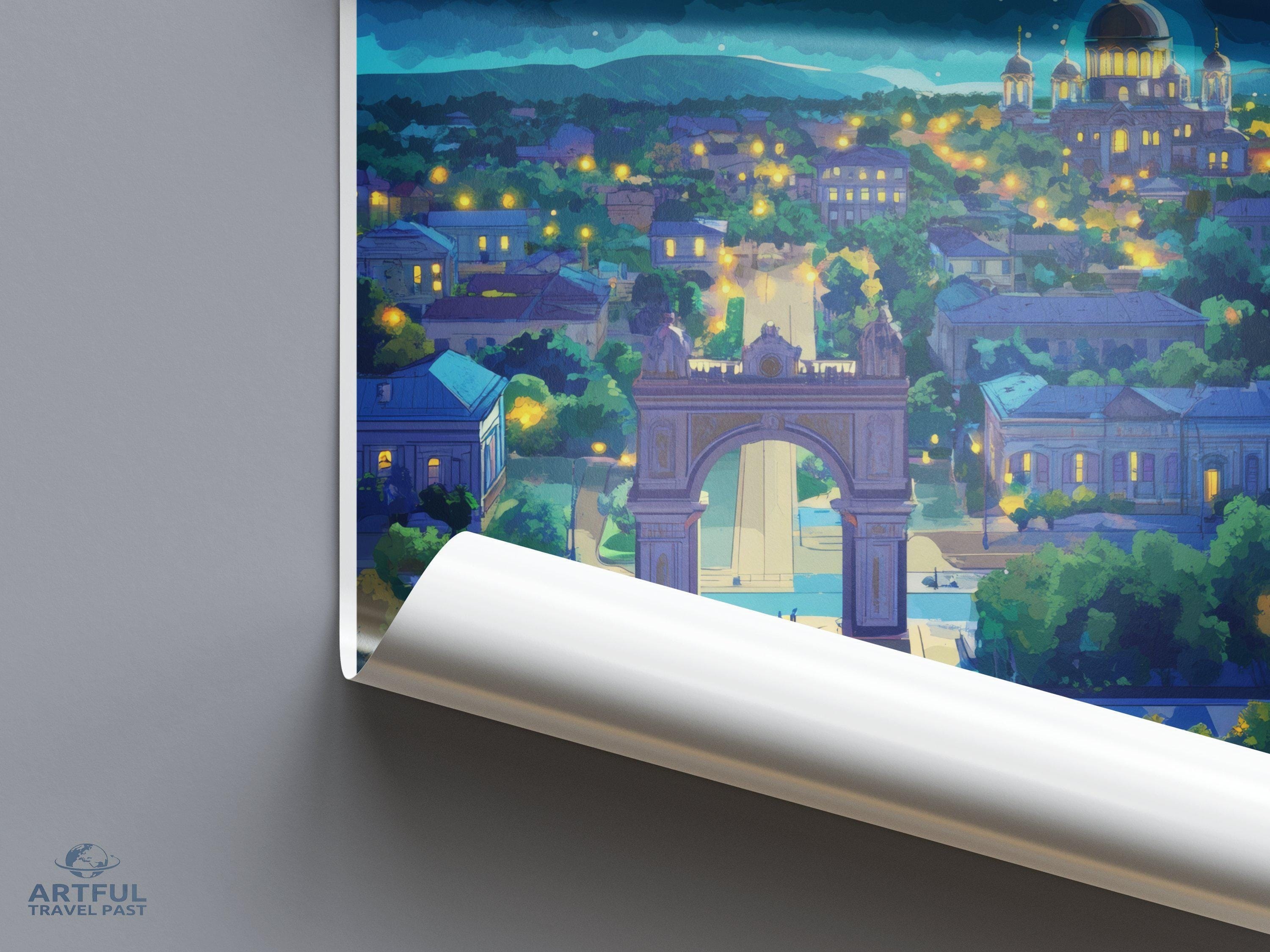 Chisinău Poster - Moldova Wall Art