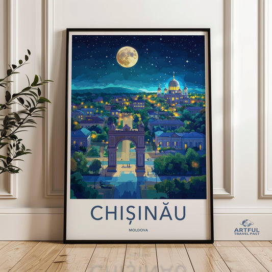 Chisinău Poster - Moldova Wall Art