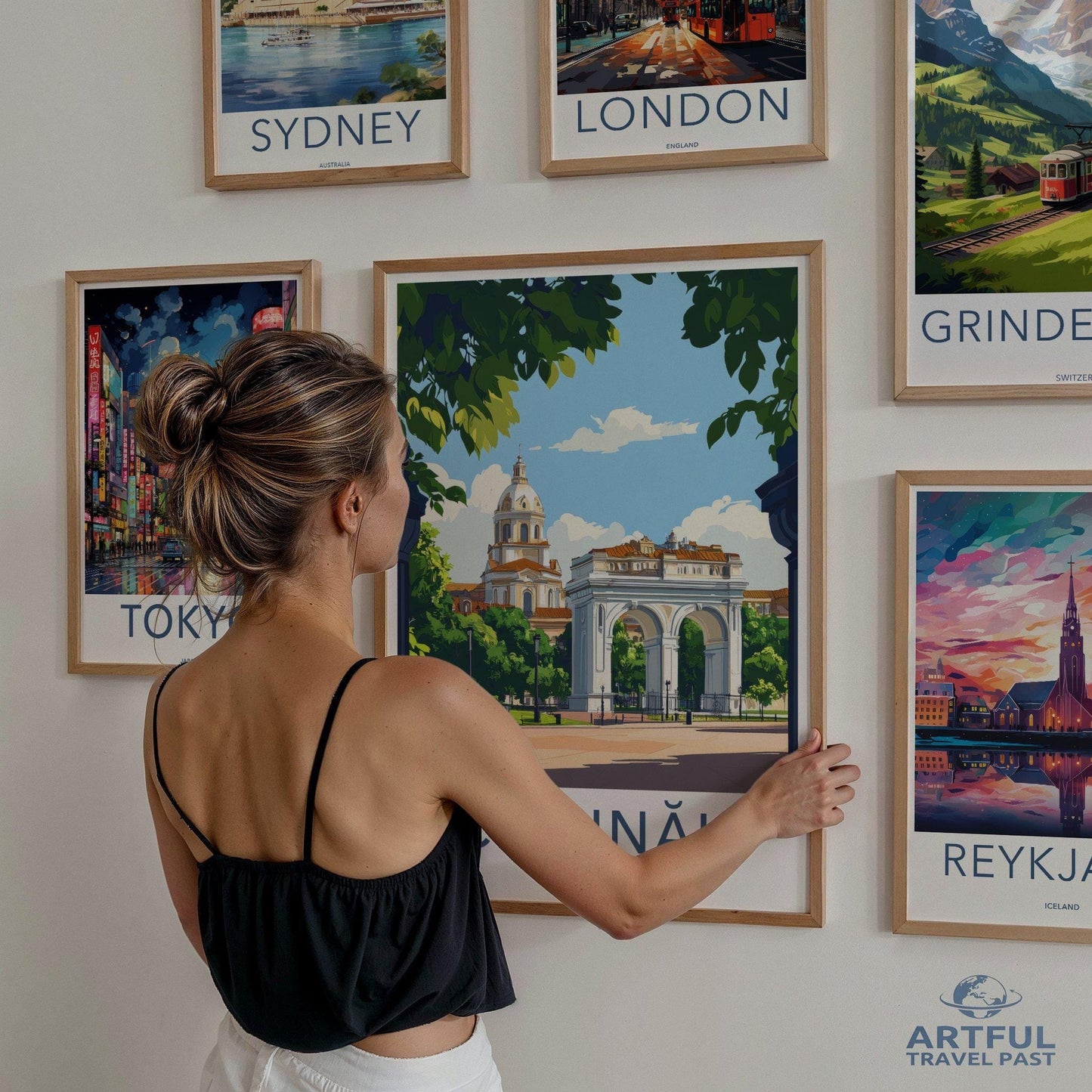 Chisinău Poster | Moldova Wall Art | Eastern Europe