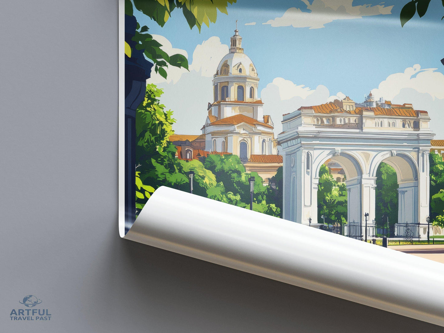Chisinău Poster | Moldova Wall Art | Eastern Europe