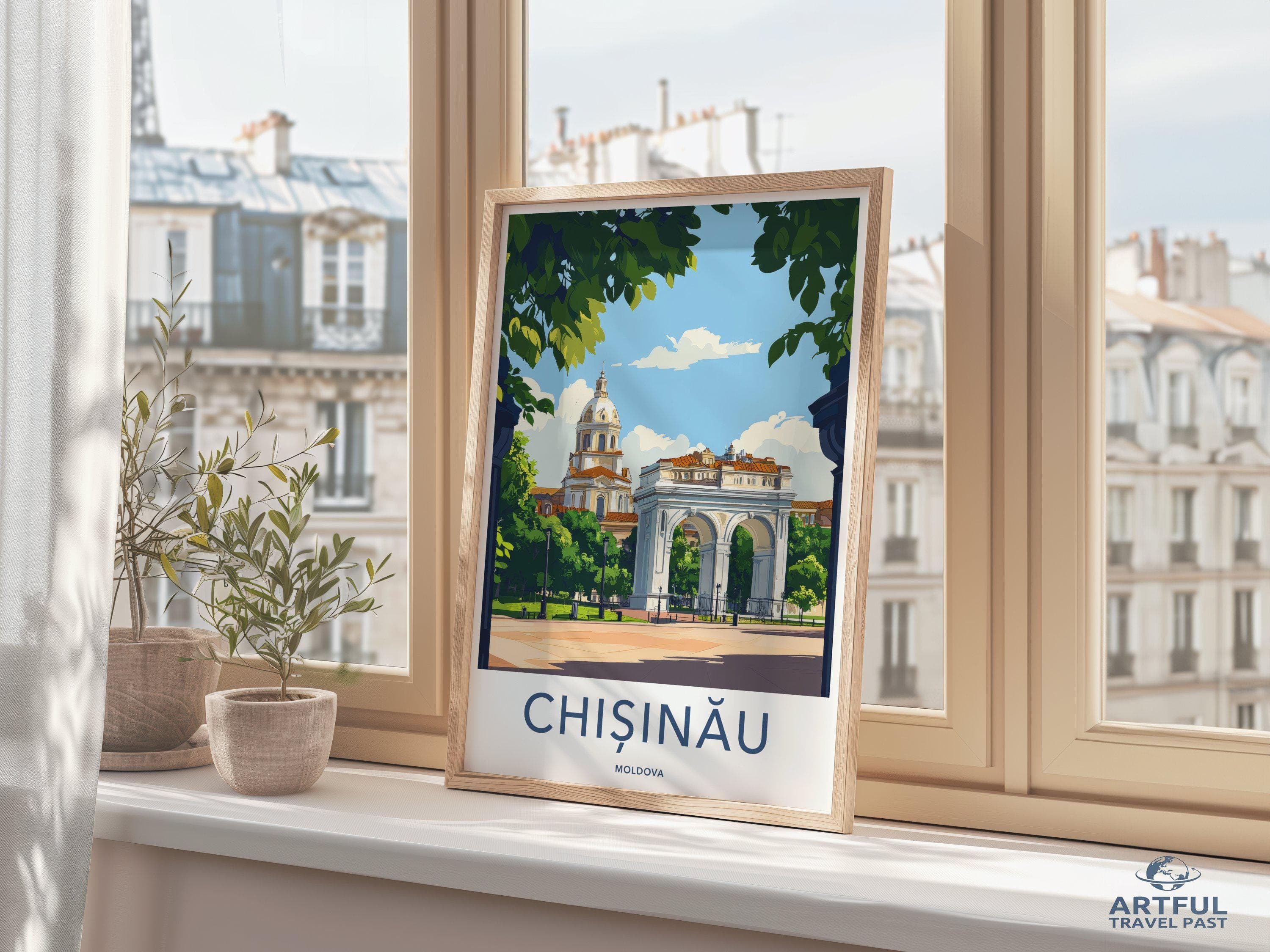 Chisinău Poster | Moldova Wall Art | Eastern Europe