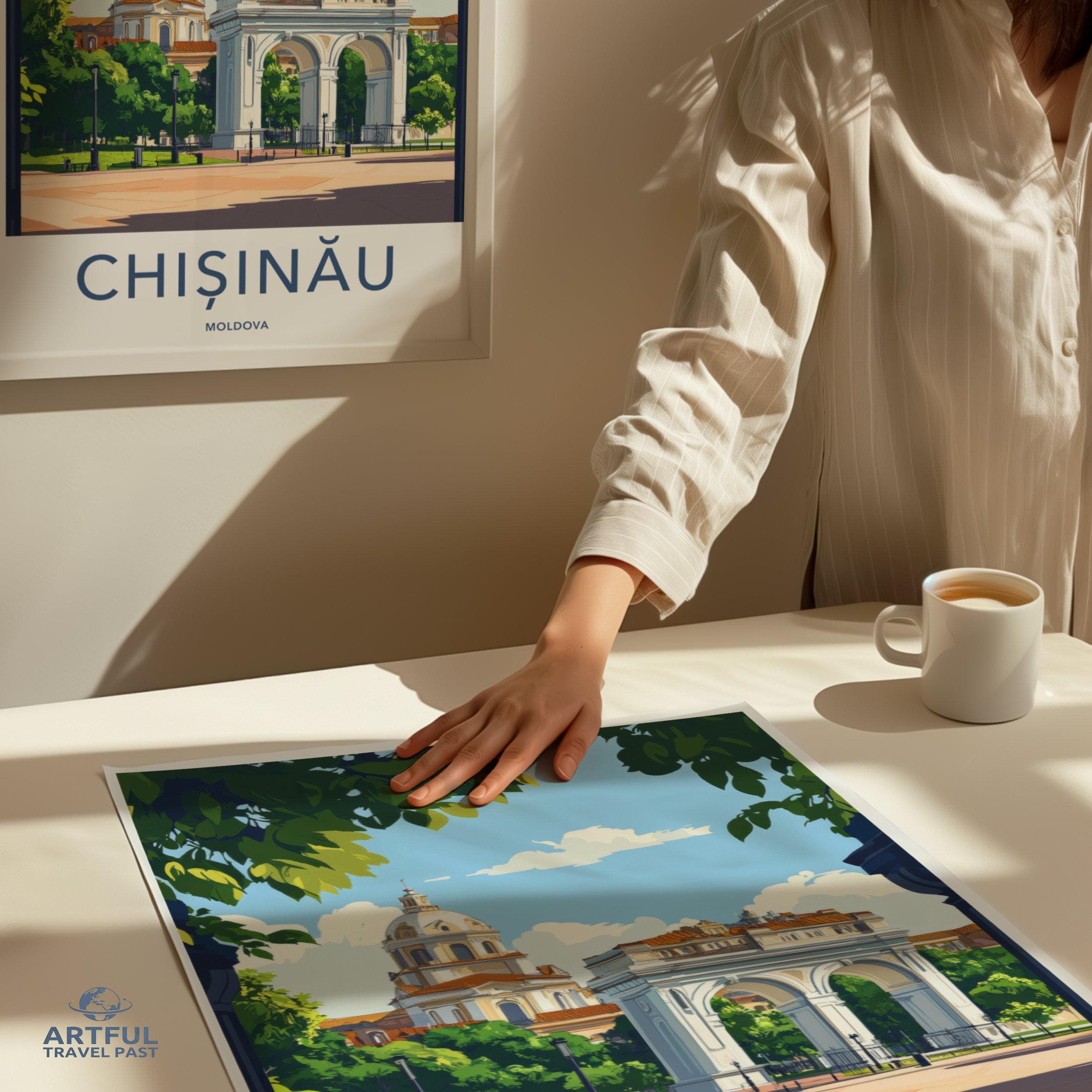Chisinău Poster | Moldova Wall Art | Eastern Europe