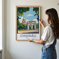 Chisinău Poster | Moldova Wall Art | Eastern Europe