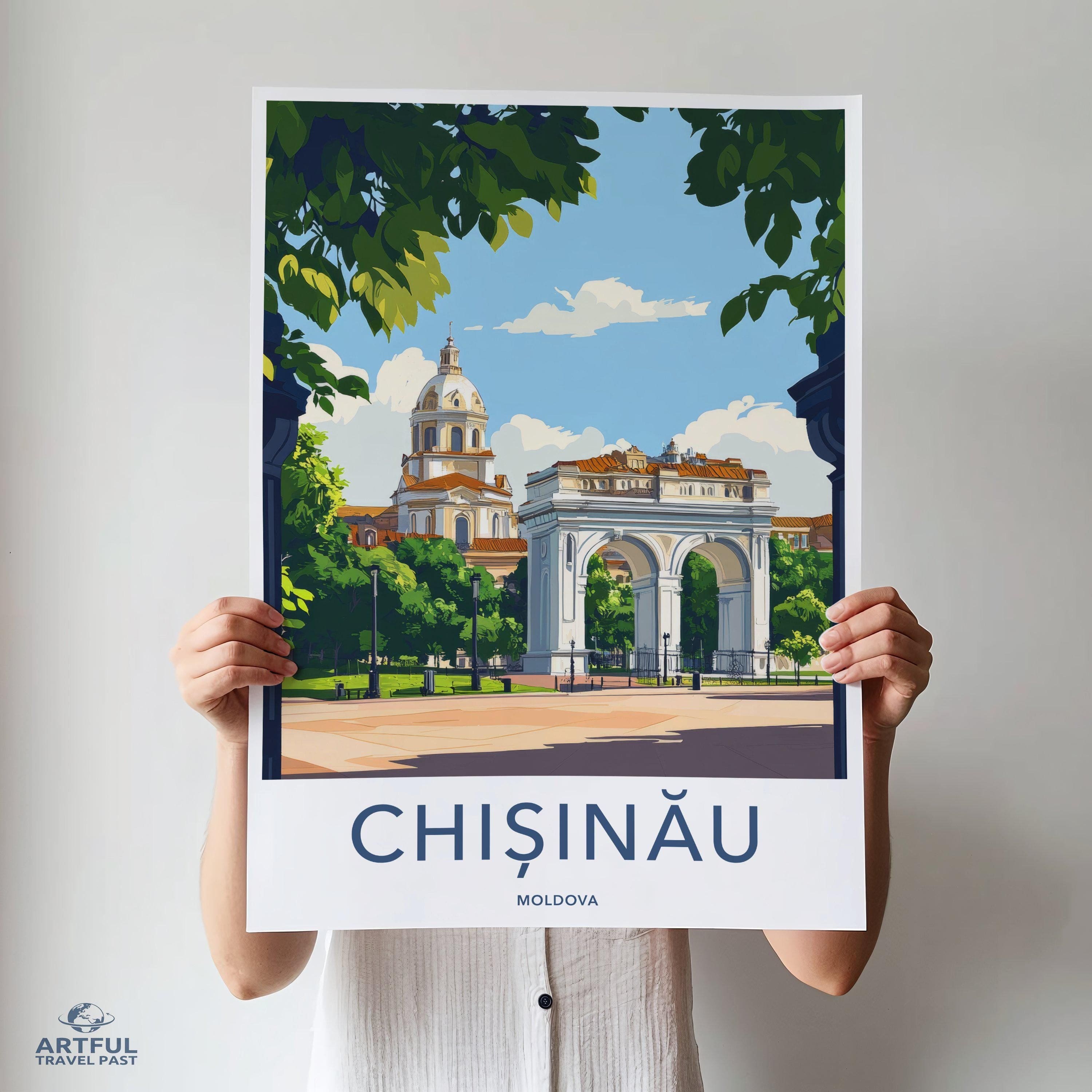 Chisinău Poster | Moldova Wall Art | Eastern Europe
