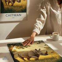 Chitwan National Park Poster - Nepal