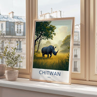Chitwan National Park Poster - Nepal Wall Art