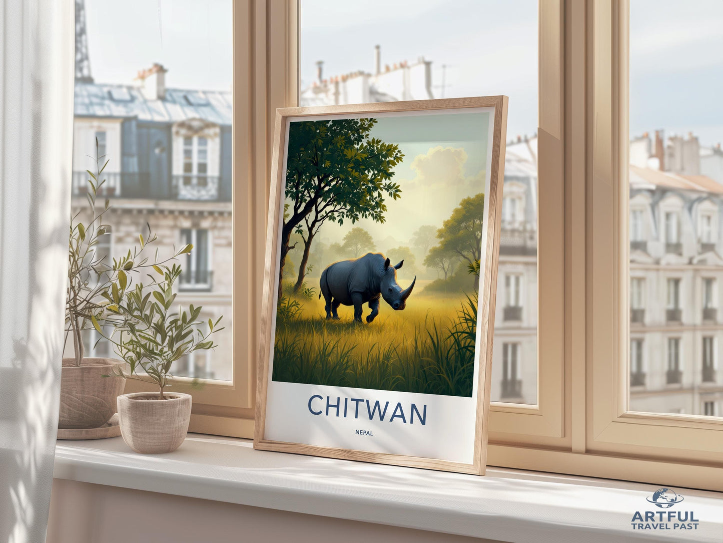 Chitwan National Park Poster - Nepal Wall Art