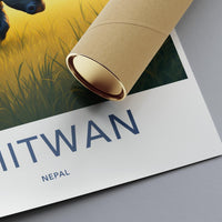Chitwan National Park Poster - Nepal Wall Art