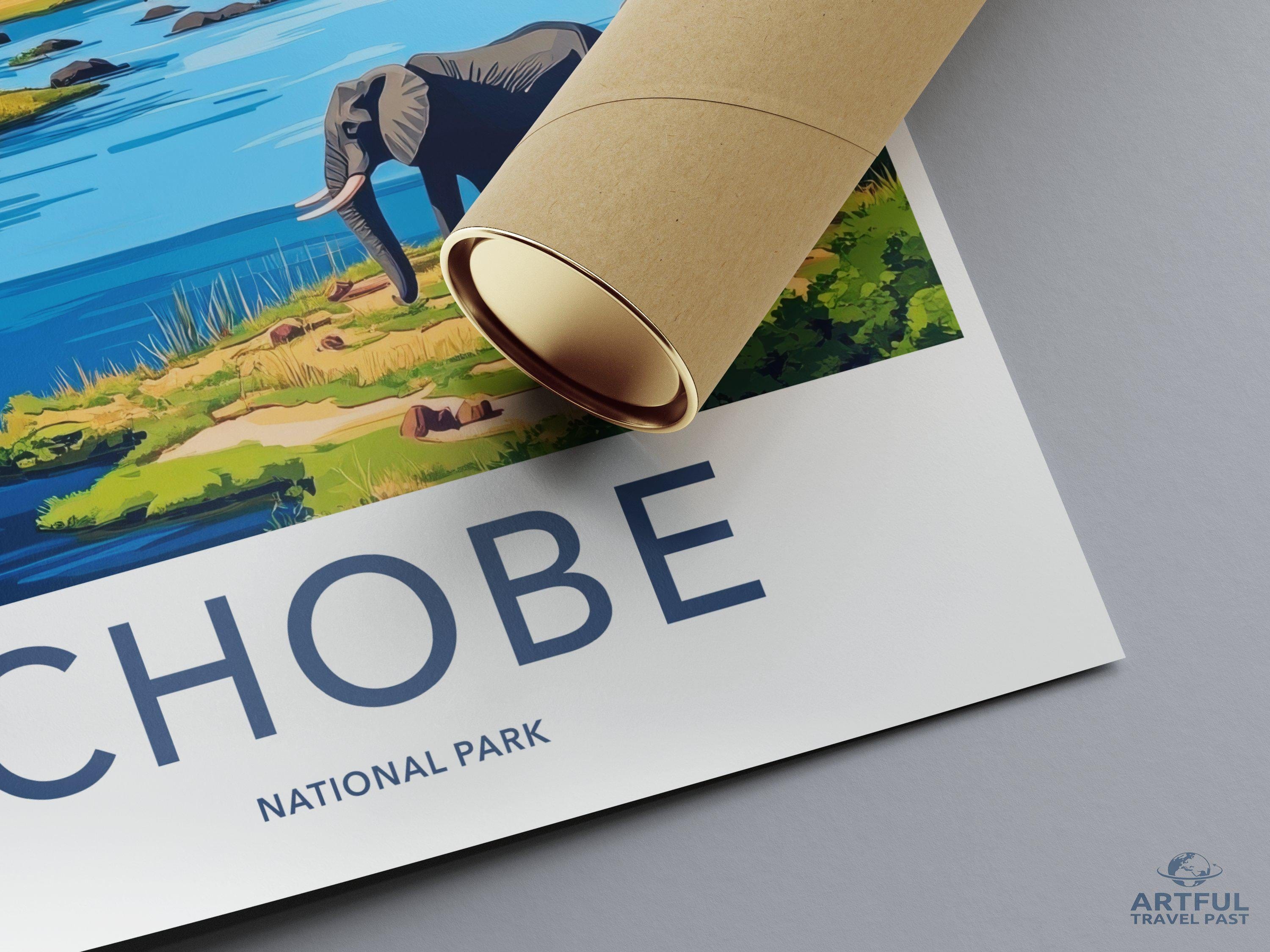 Chobe National Park Poster | Botswana Wall Art