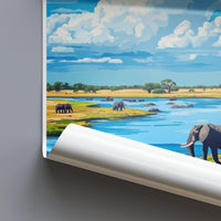 Chobe National Park Poster | Botswana Wall Art