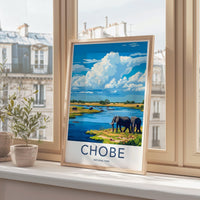 Chobe National Park Poster | Botswana Wall Art