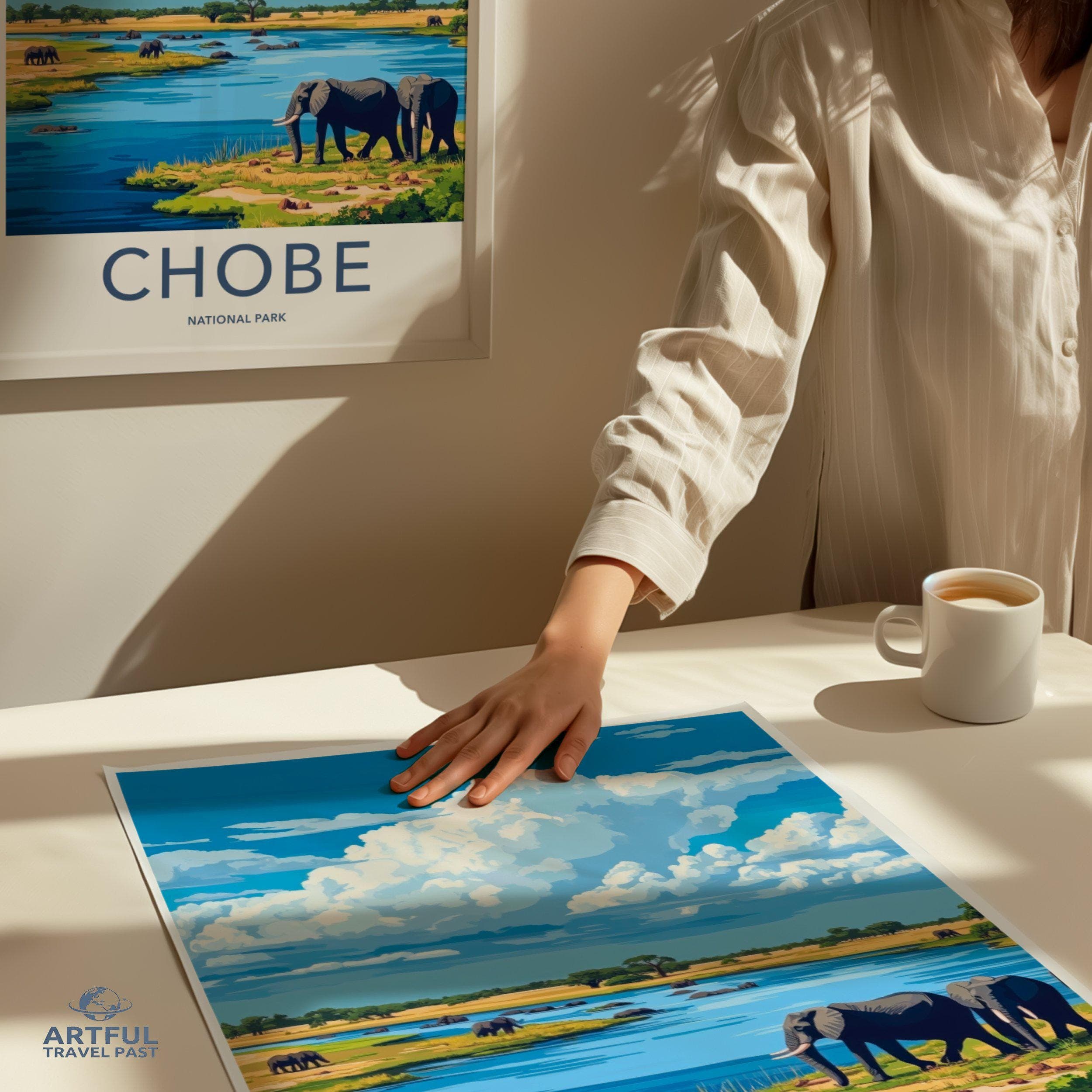 Chobe National Park Poster | Botswana Wall Art