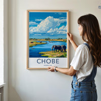 Chobe National Park Poster | Botswana Wall Art
