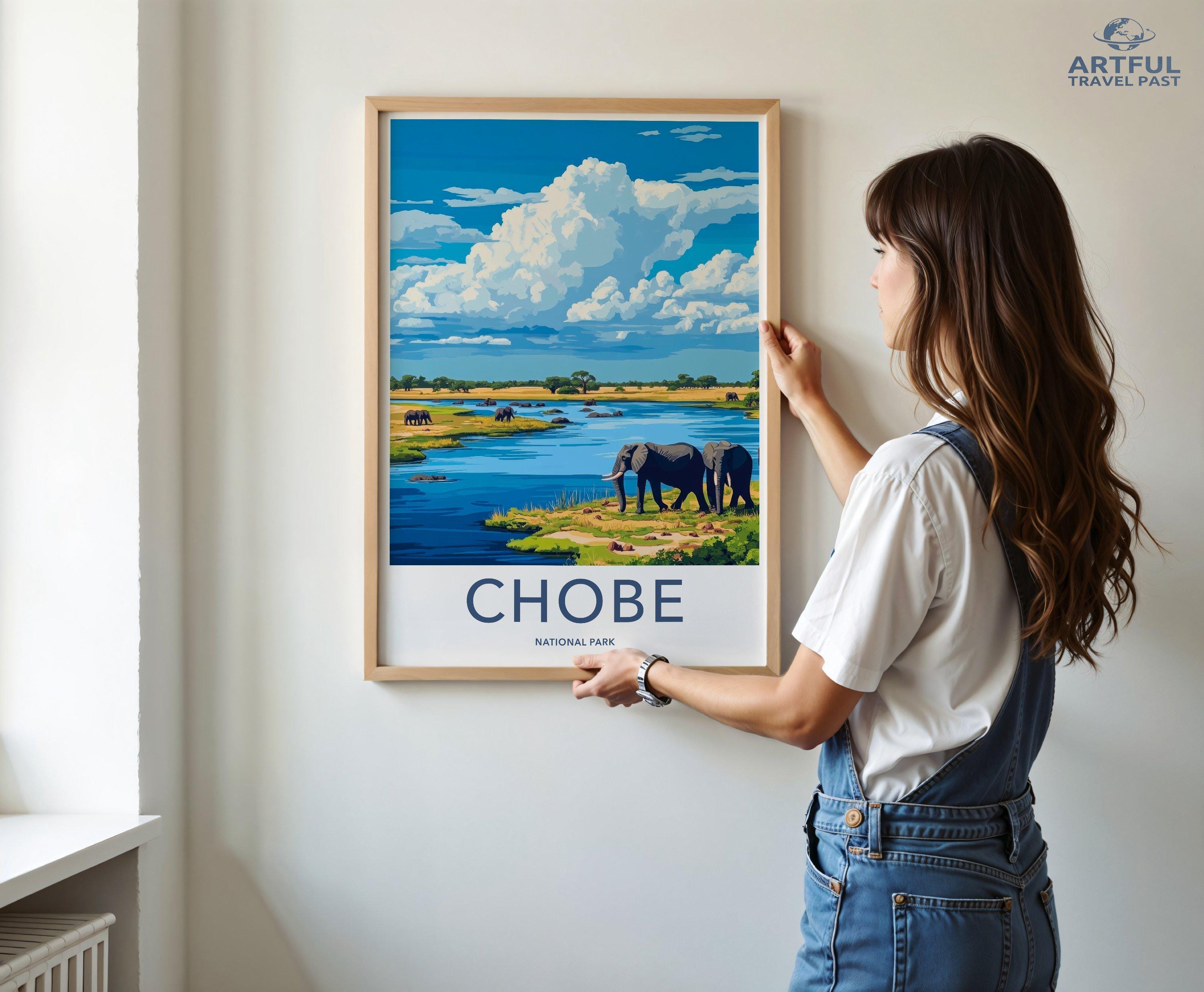 Chobe National Park Poster | Botswana Wall Art