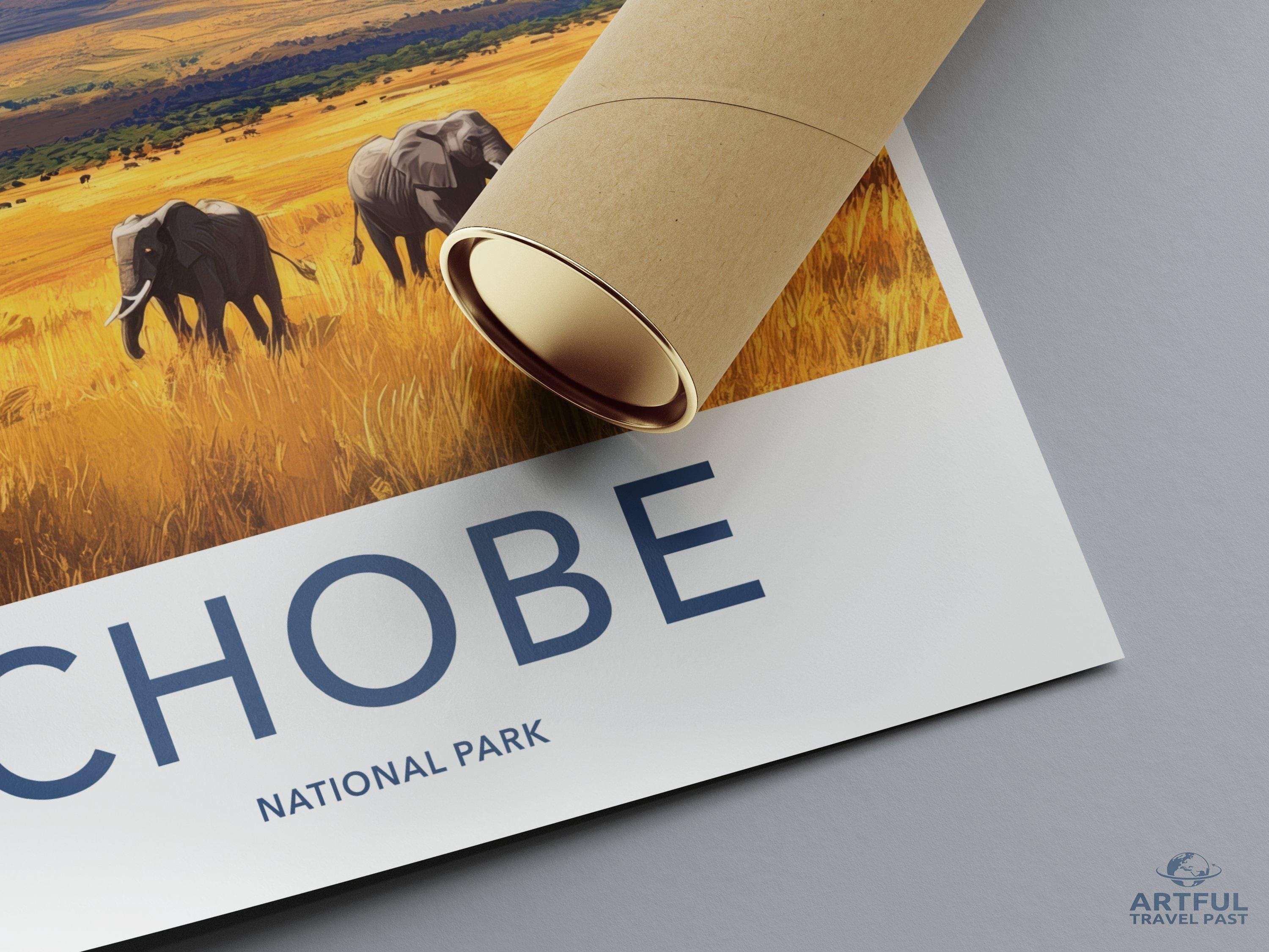 Chobe National Park Poster | Botswana Wall Art