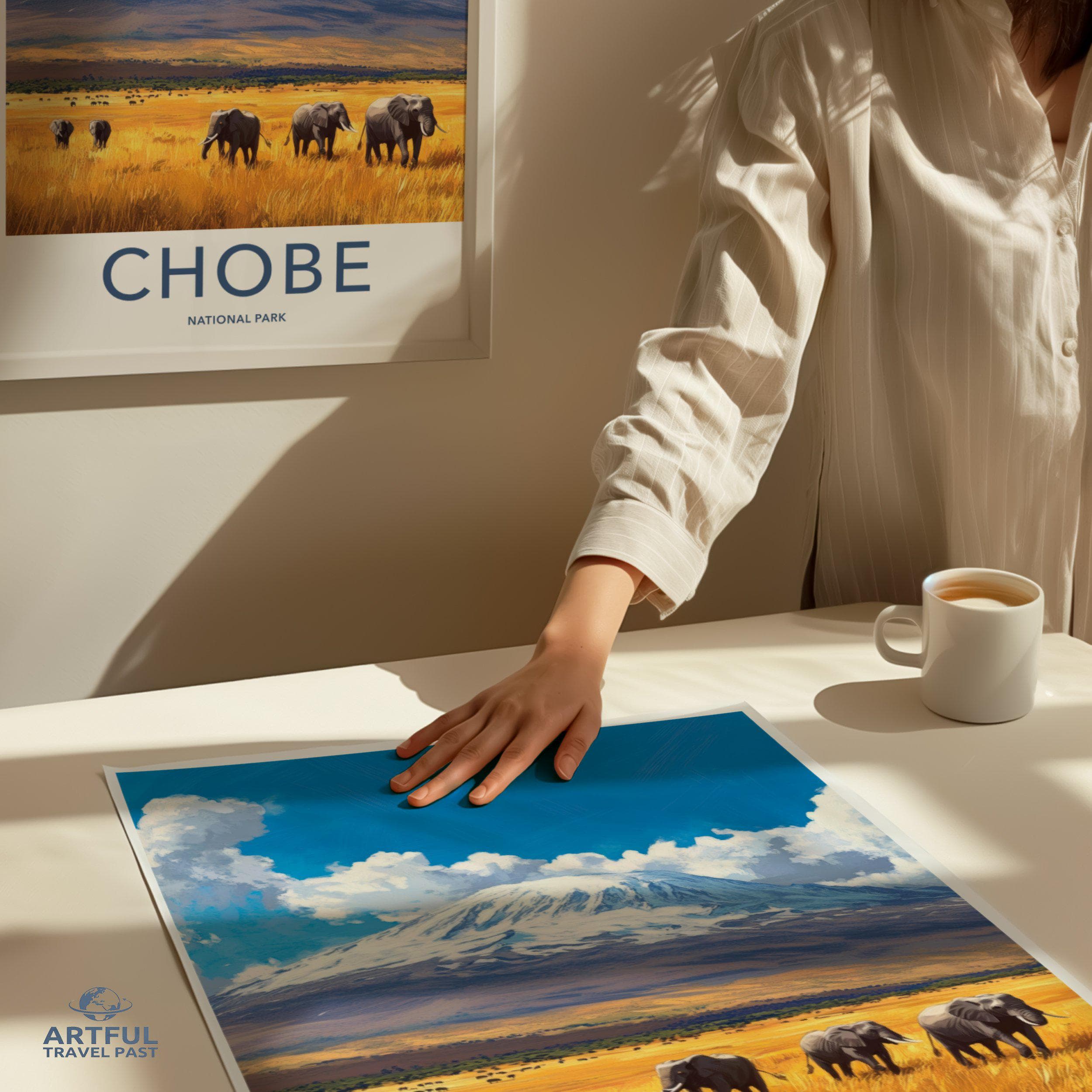 Chobe National Park Poster | Botswana Wall Art