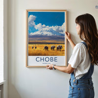 Chobe National Park Poster | Botswana Wall Art