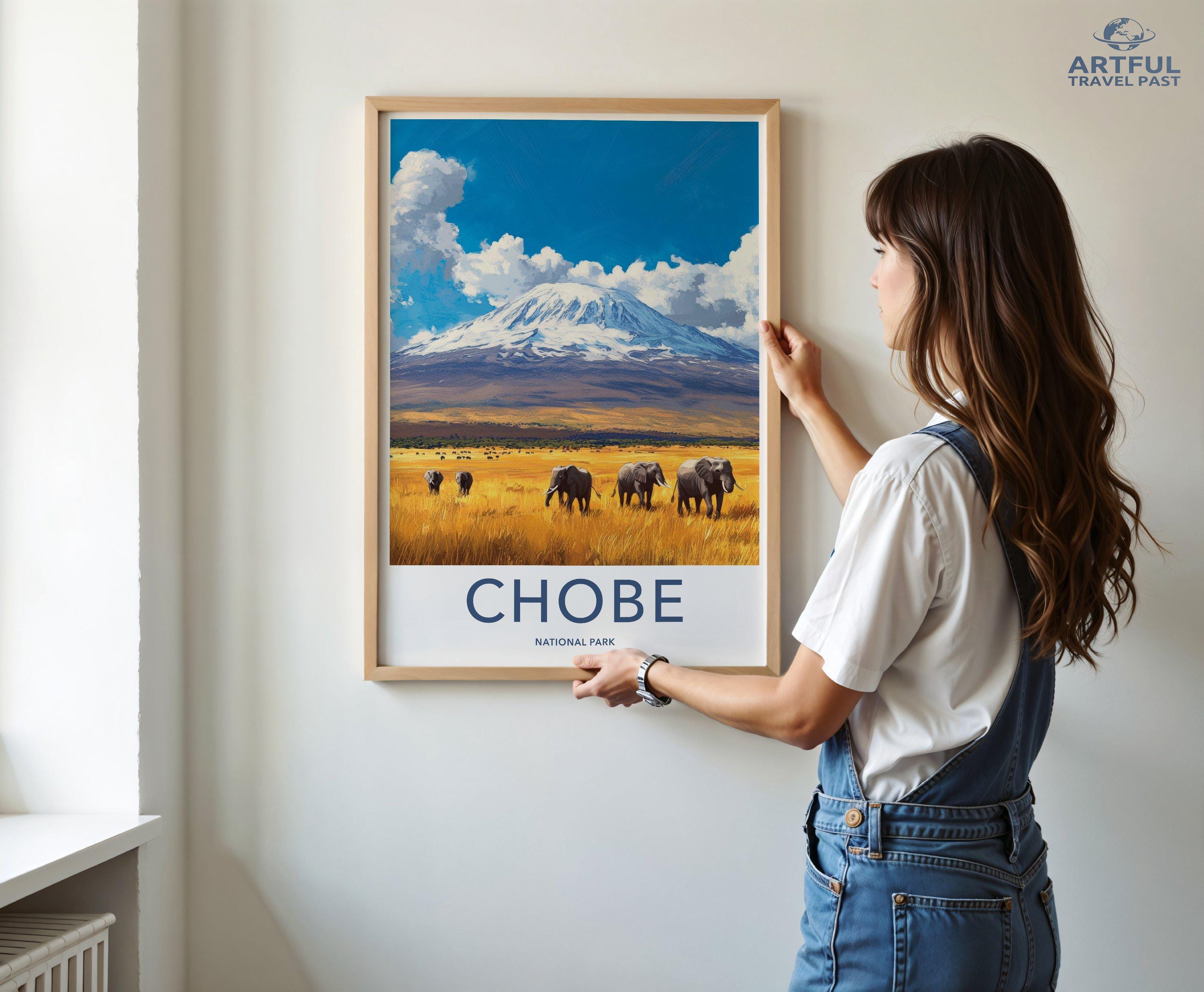 Chobe National Park Poster | Botswana Wall Art