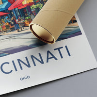 Cincinnati Poster - Ohio Wall Art