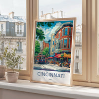 Cincinnati Poster - Ohio Wall Art