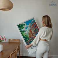Cincinnati Poster - Ohio Wall Art