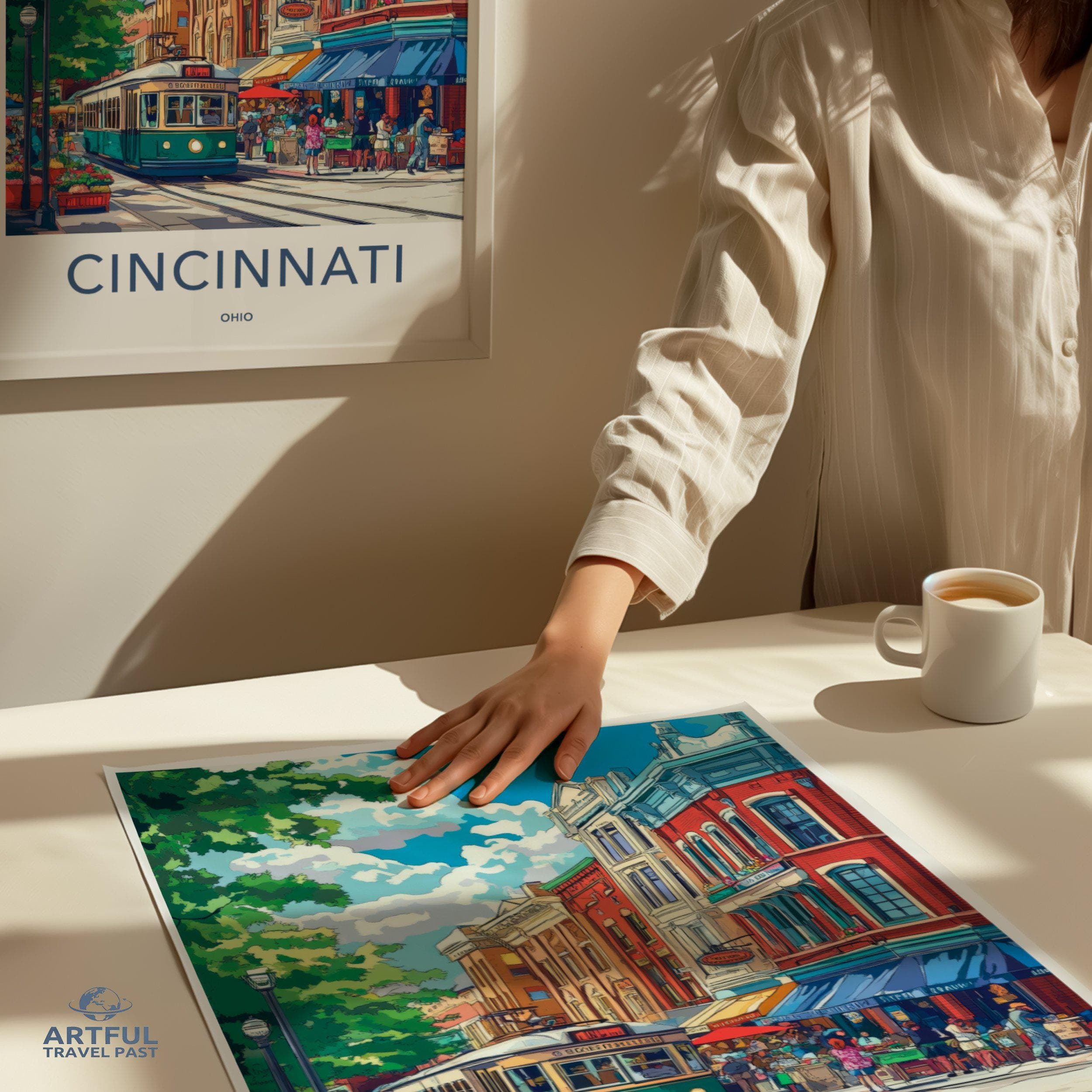 Cincinnati Poster - Ohio Wall Art