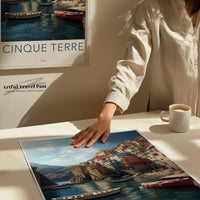 Cinque Terre Poster | European Riviera | Italy Wall Art
