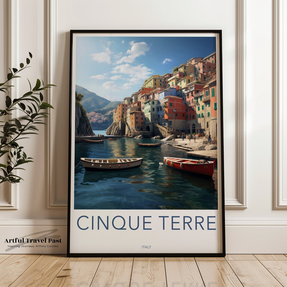 Cinque Terre Poster | European Riviera | Italy Wall Art