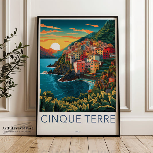 Cinque Terre Poster - Italy Wall Art