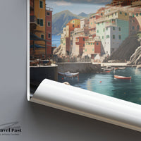 Cinque Terre Poster | Italy Wall Art | Europe Decor