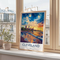 Cleveland Poster - Ohio Wall Art