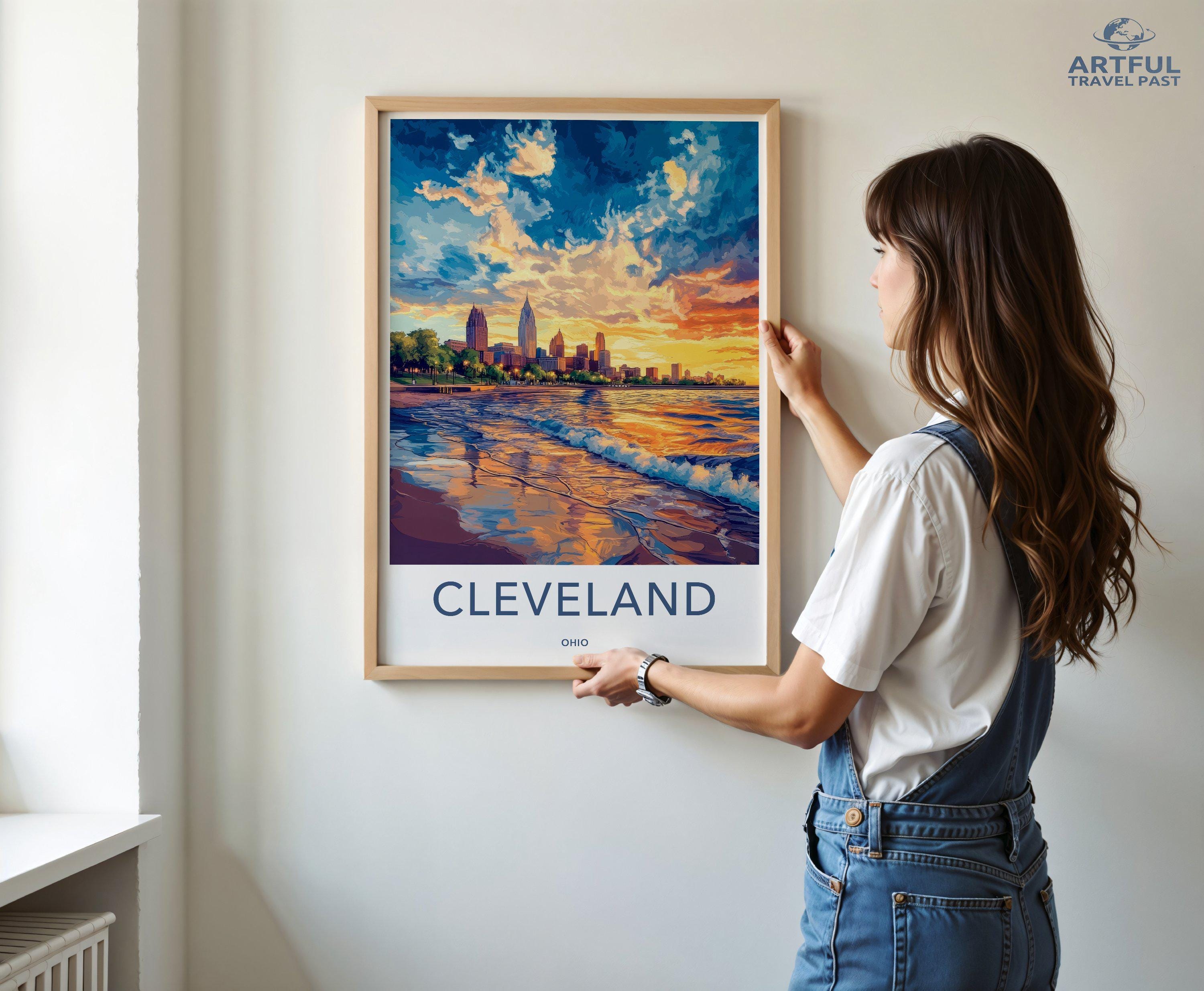 Cleveland Poster - Ohio Wall Art