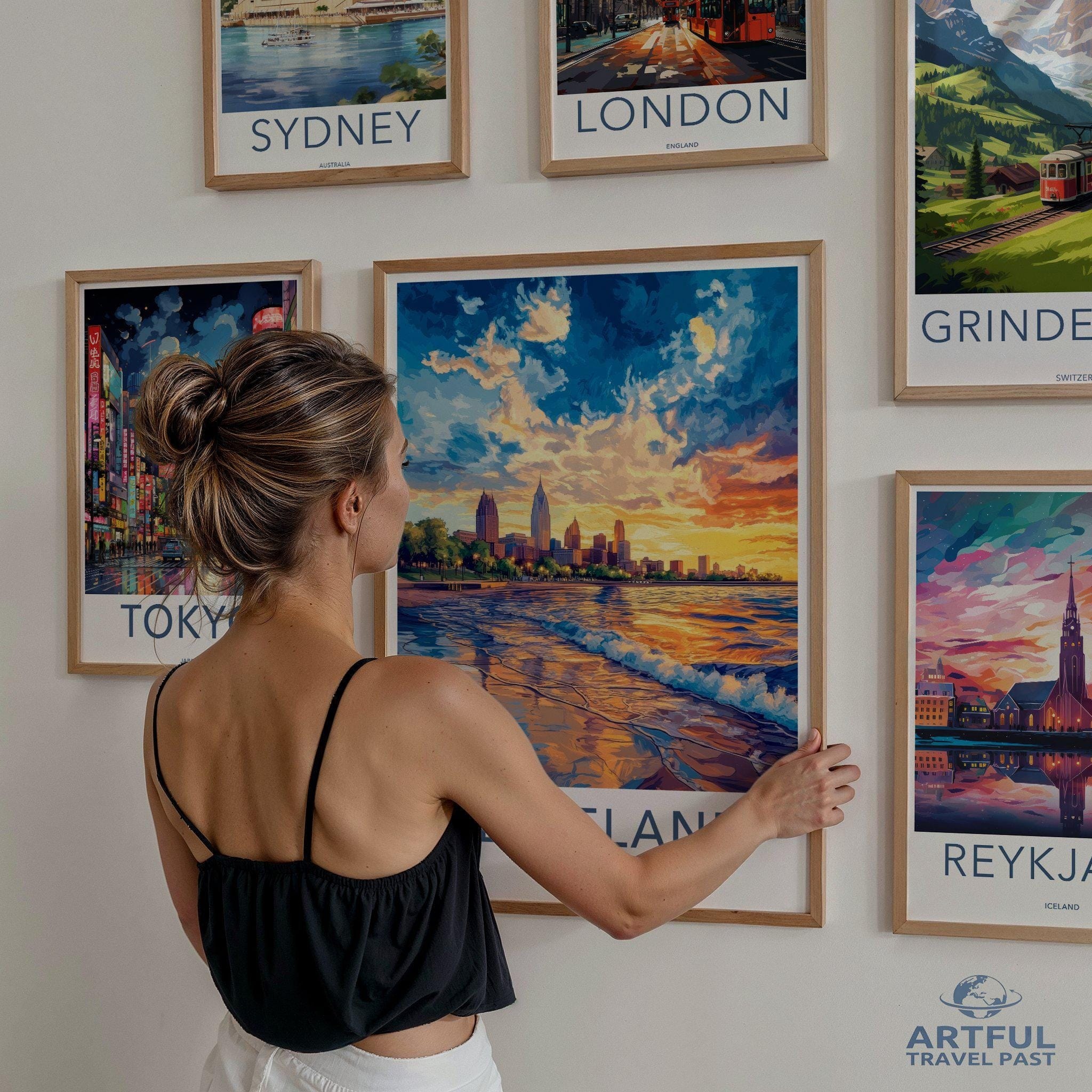 Cleveland Poster - Ohio Wall Art