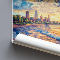 Cleveland Poster - Ohio Wall Art