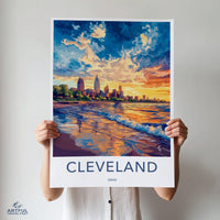 Cleveland Poster - Ohio Wall Art