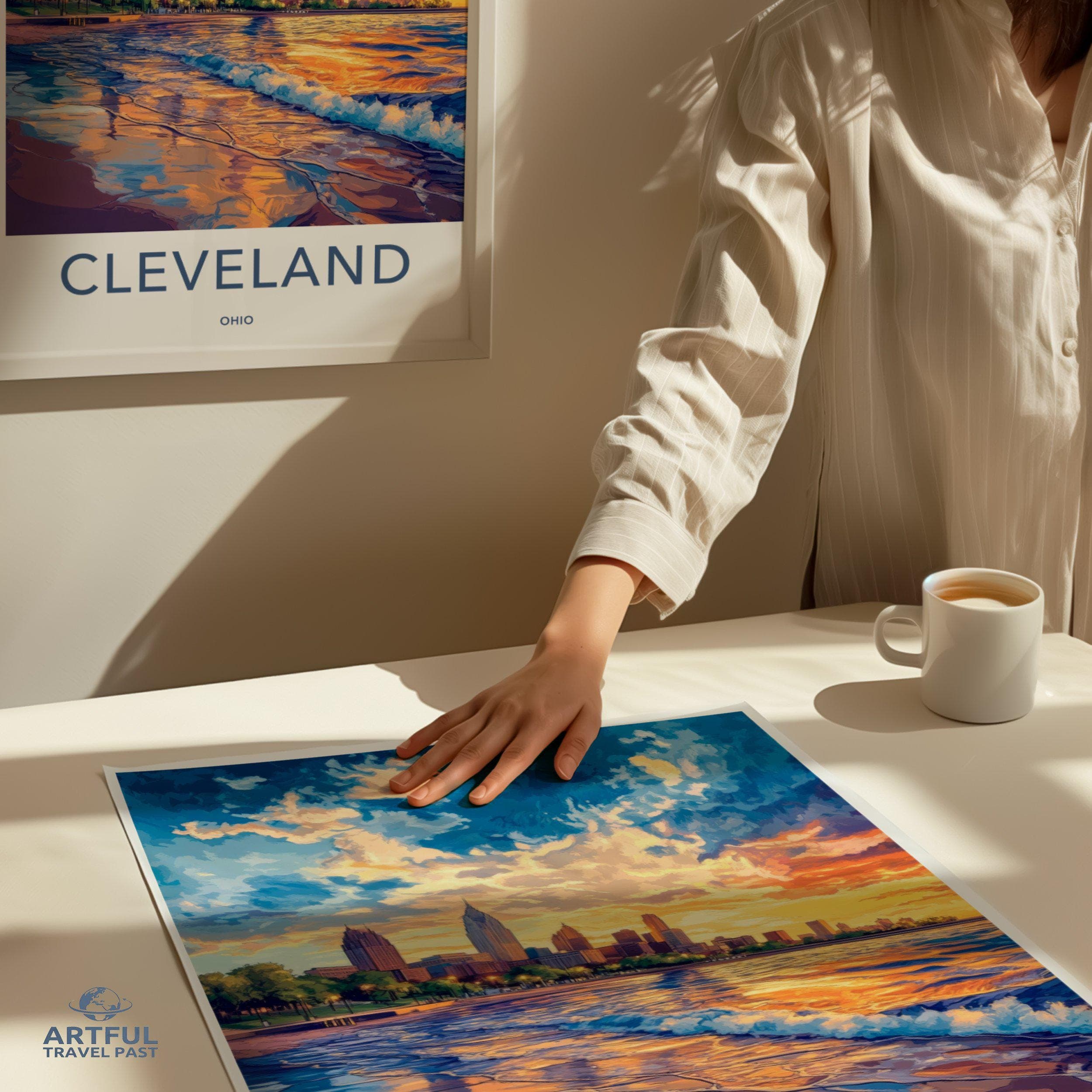 Cleveland Poster - Ohio Wall Art
