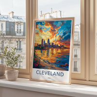Cleveland Poster - Ohio Wall Art