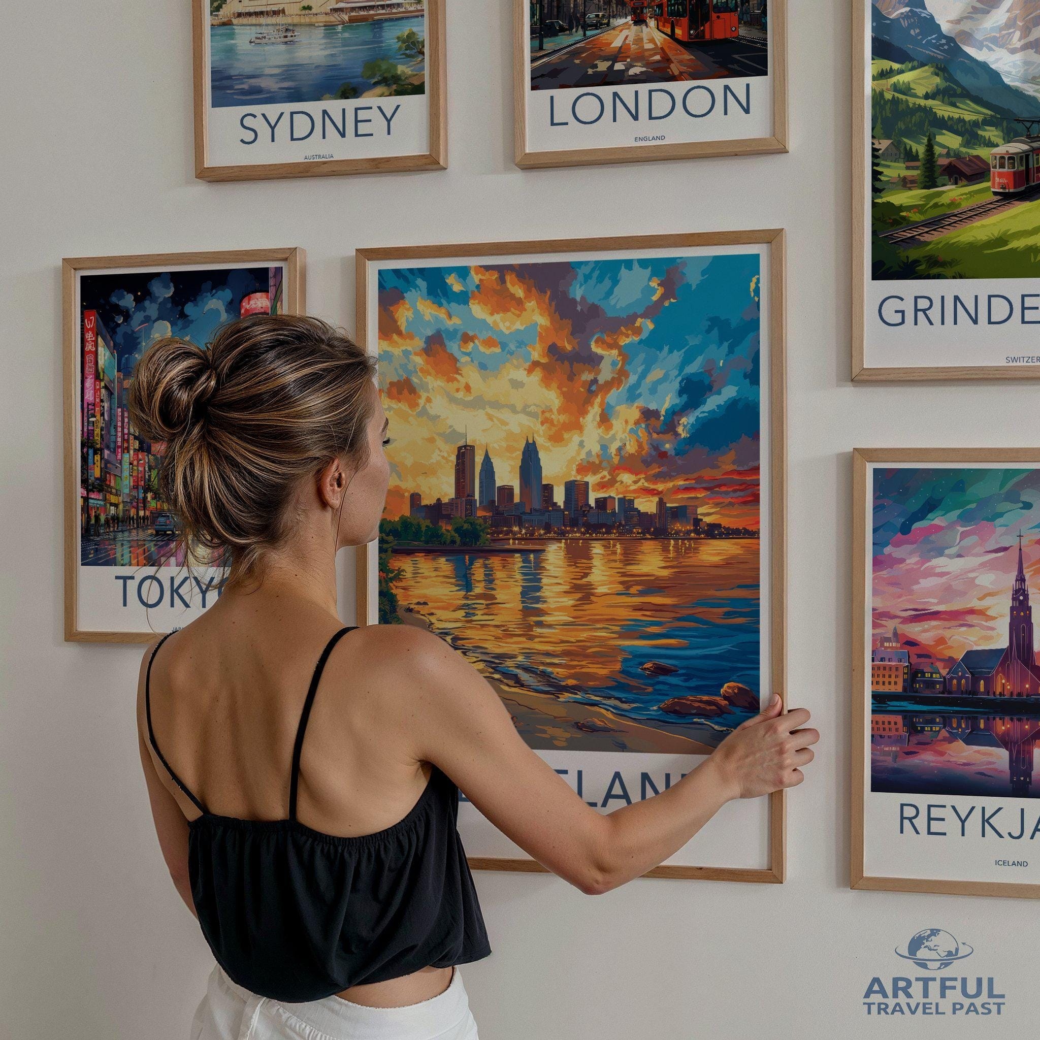 Cleveland Poster - Ohio Wall Art