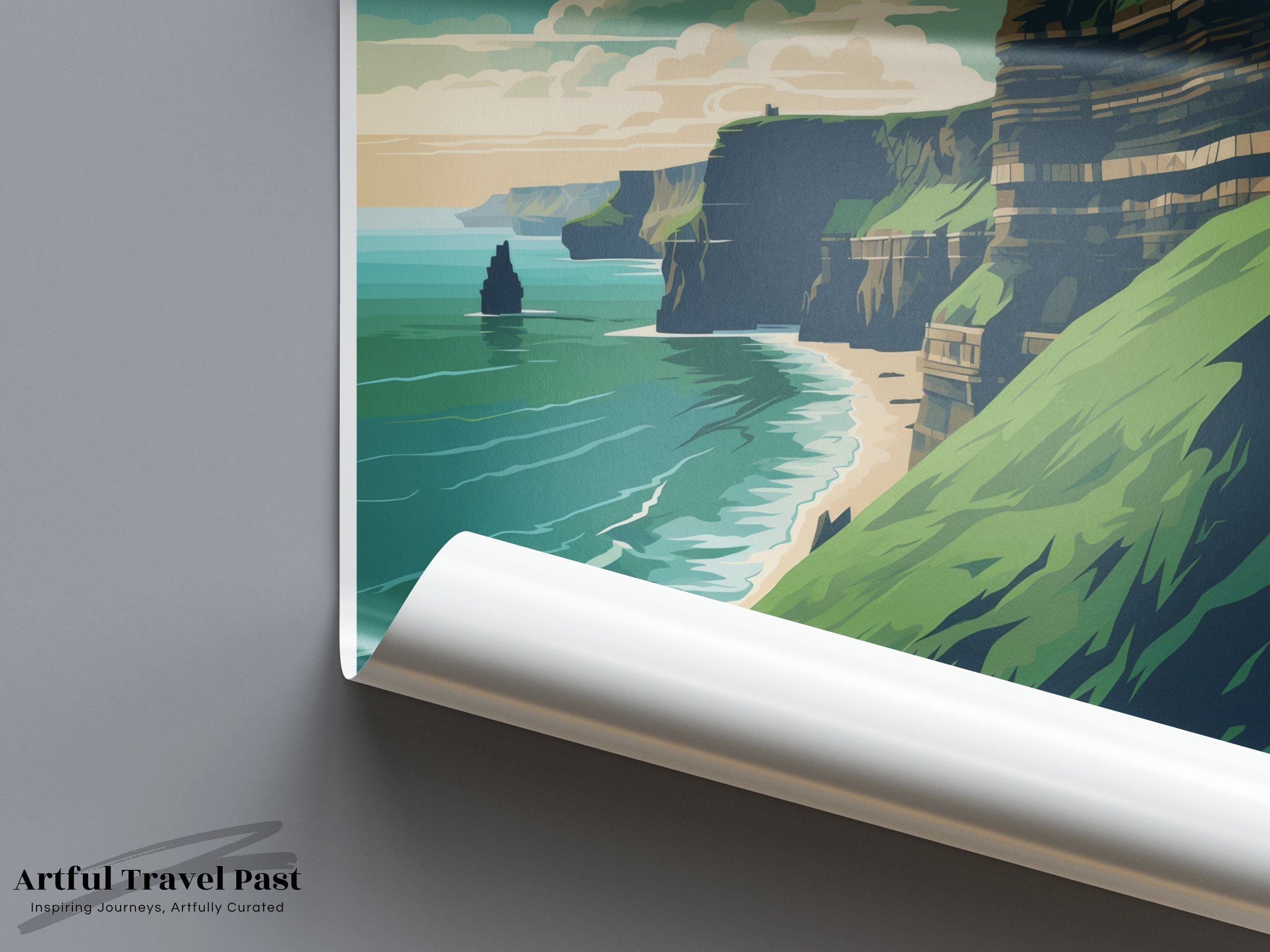 Cliffs of Moher Poster - Ireland Wall Art