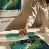 Cliffs of Moher Poster - Ireland Wall Art